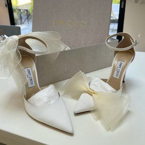 Jimmy Choo Averly 100 Unworn in Latte